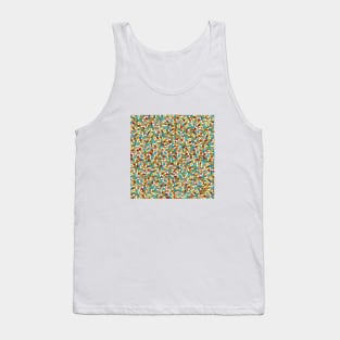 Rubix Cube Pattern Tank Top